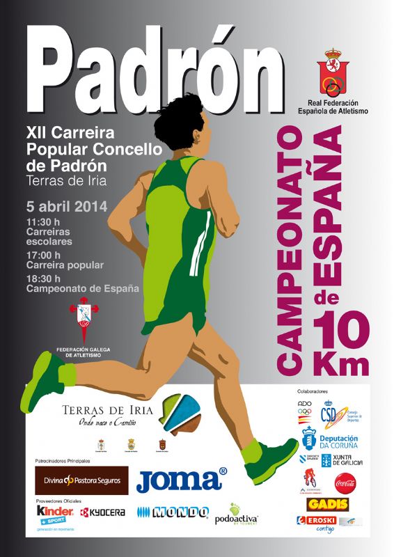 CTO. DE ESPAÑA 10 KM. EN RUTA ABSOLUTO E VETERANOS